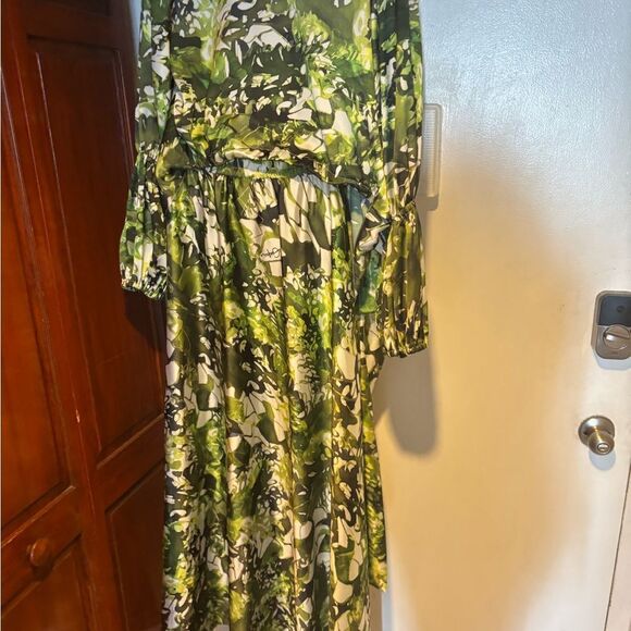 Carolina estefan The Aire Skirt flowy high split dress maxi bottom floral - Picture 8 of 9